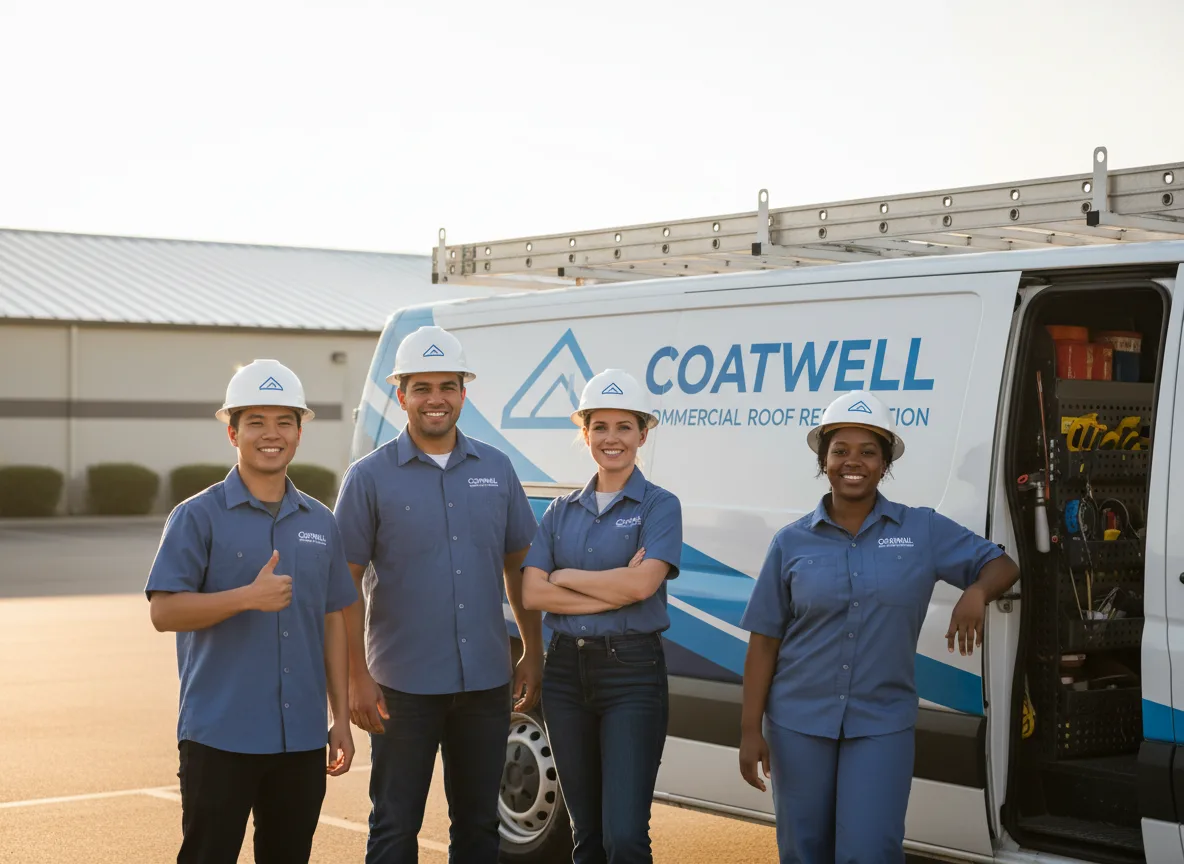 Commercial roof coating company in Camanche, IA